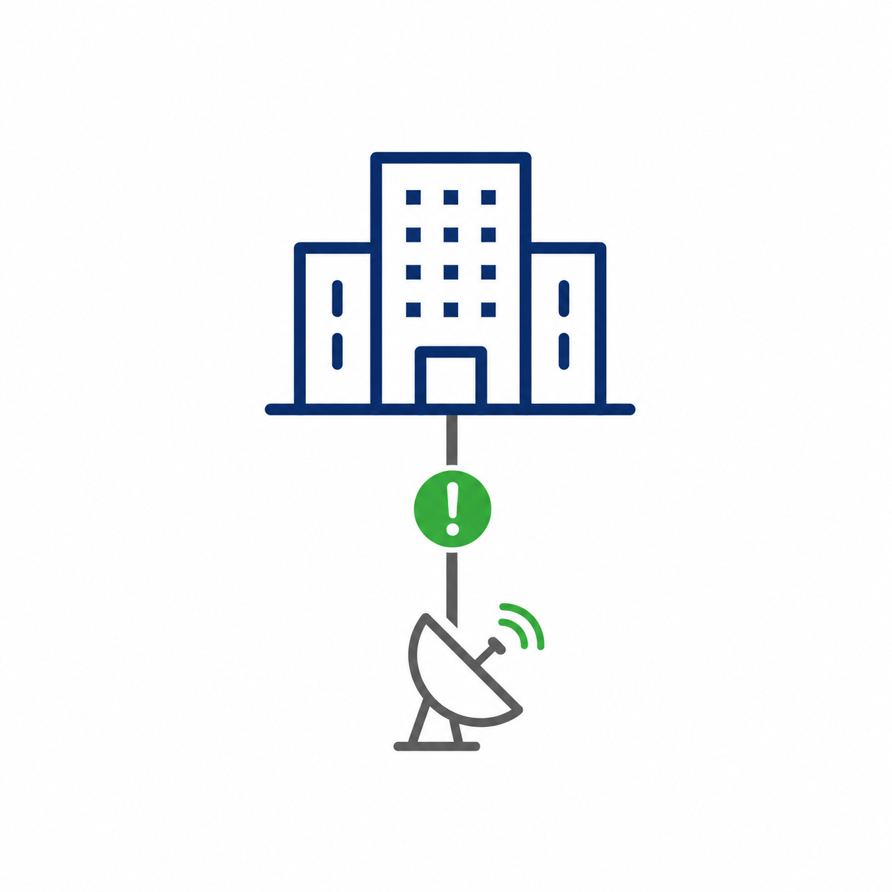 Dependencia de un solo enlace de internet